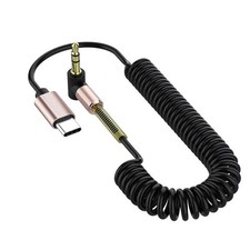 2X Type C to Aux Cable USB Type-C Male To 3.5mm Cord Car AUX Music Audio Adapter