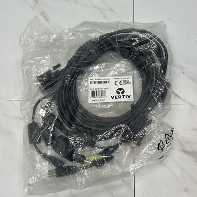 NEW Avocent Vertiv USB Keyboard Mouse DVI-D & Audio 6Ft. KVM Cable SC845 CBL0146