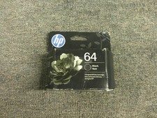N9J90AN NEW Genuine HP 64 Black Ink Cartridge 11/2027