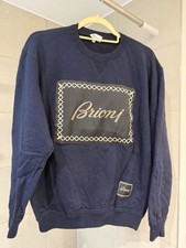 Brioni Men's Shirt Xtra Large. Rare Piece With Brioni Logo. Slimt Fit