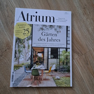 Atrium Magazin für Wohnkultur Design Architektur 2/2023 März/April neu
