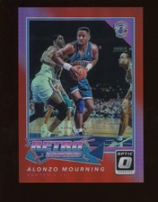 2017-18 PANINI DONRUSS OPTIC ALONZO MOURNING RETRO SERIES RED PRIZM #2 37/99