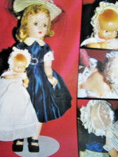 4p Madame Alexander & Irwin Plastic Doll History Article MOMMIE & ME/ Newlands