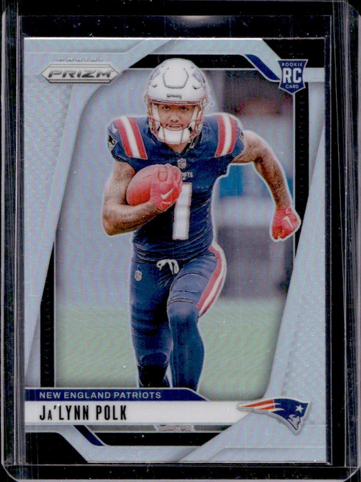 2024 Prizm Ja'Lynn Polk RC Silver Rookie #339 Patriots