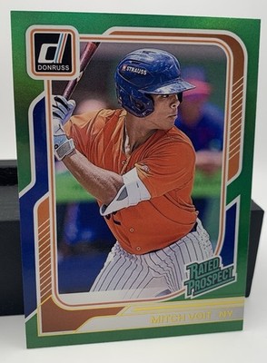 2026 Donruss Mitch Voit Green Foil Rated Prospect /199 Mets