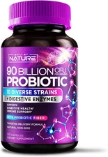 90 Billion CFU Probiotic - Daily Digestive Gut Health Supplement for Men & Women