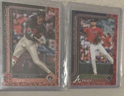 2025 Topps Series One Team Borders SSP - Jung Hoo Lee / Austin Riley