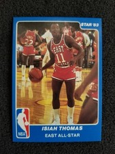 1983 Star All Star Game ISIAH THOMAS ROOKIE card # 11 (1st official card)  [C8]. rookie card picture