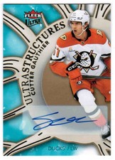 25/26 2025 FLEER ULTRA CUTTER GAUTHIER SR 6 OF 25 ULTRASTRUCTURES GOLD AUTO