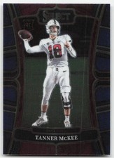 2023 Panini Select Draft Picks #22 Tanner McKee Blue Retail