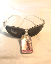 Vintage NWT Visual Scene Wrap Style Frame Sunglasses Y2K 90's Marked 1989