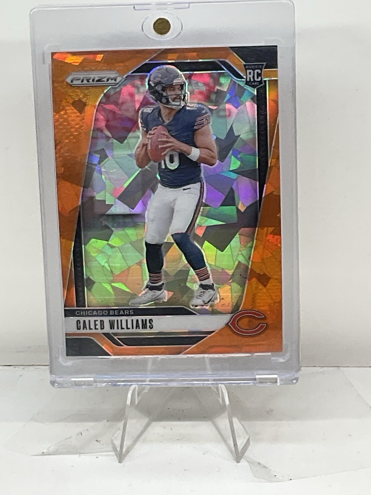 2024 Panini Prizm Football Caleb Williams Rookie Orange Ice Prizm #301