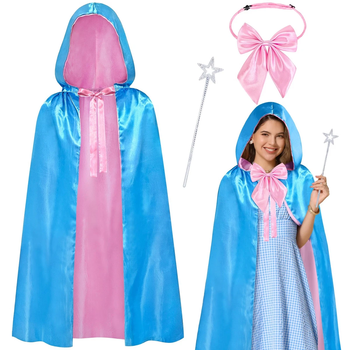 sachin and babi light blue dress Plus Size Fairy Godmother Shrek Costume: Easy Amazon Finds!