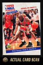 1993-94 Upper Deck First Round: Bulls 3, Hawks #180