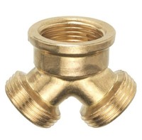 Cornat VerteilerstüCk 2-Wegeverteiler 3/4 Messing Verteiler