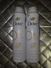 Dove 0 Aluminum Deodorant Spray Oak Milk Vanilla 4 Oz Lot Of 2