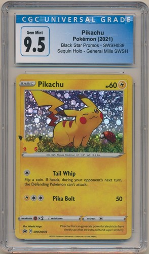 Pikachu graded CGC 10 for sale on eBay
