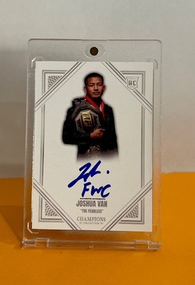 Champions Collection Silver JOSHUA VAN Inscribed FWC Auto RC Autograph SP CHAMP