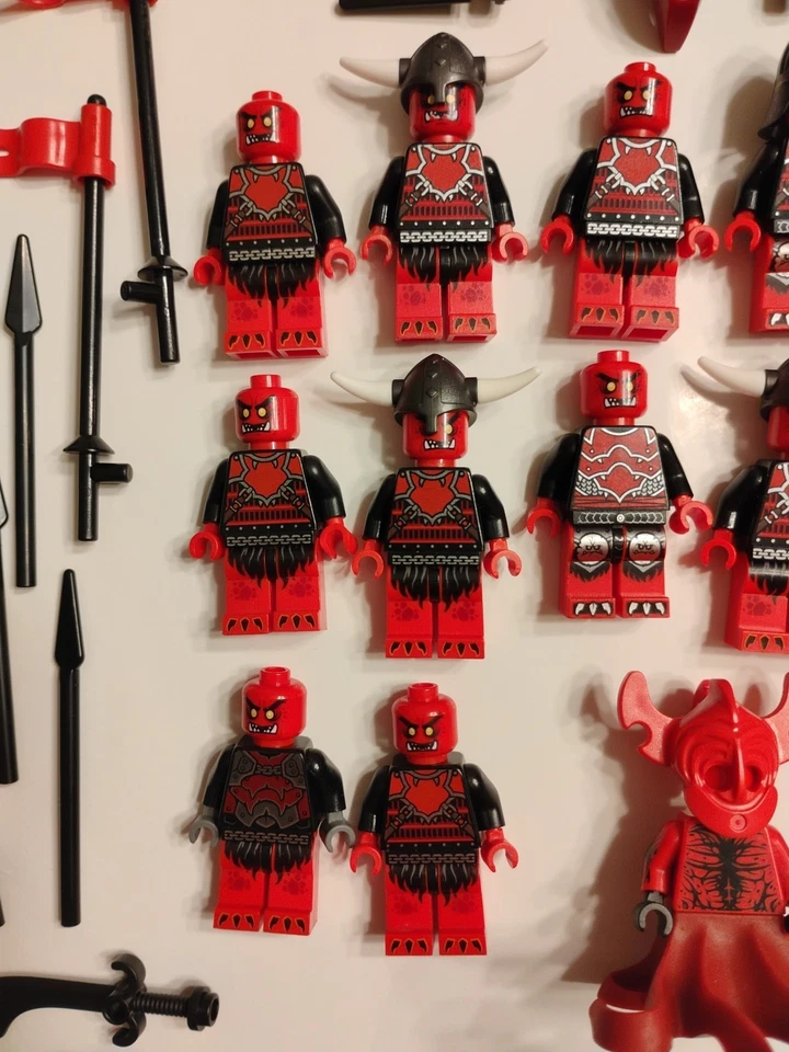 Lego Castle Fantasy Era Troll Orc Goblin Minifigure Lot Dungeons Dragons Battle - Image 4 of 4