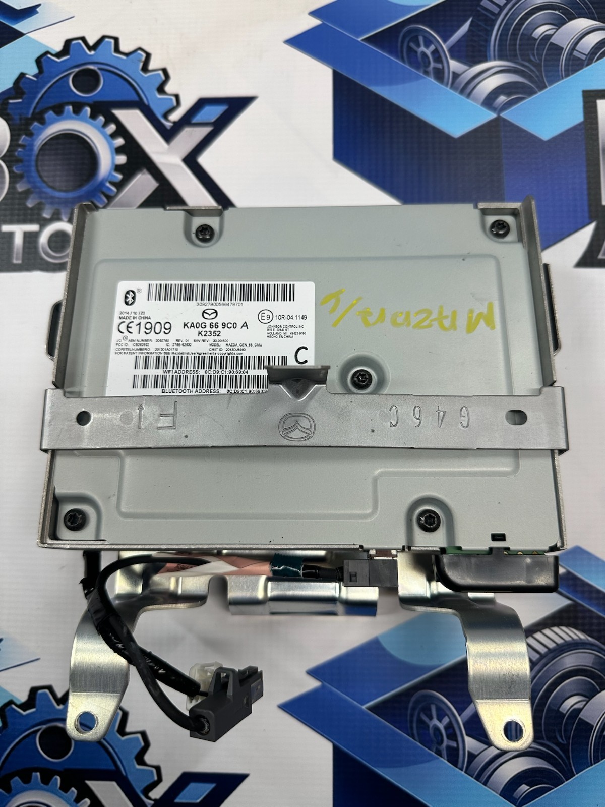 2016-2020 MAZDA 6 AM FM CD RECEIVER FOR 7" TOUCH SCREEN ID KA0G669C0B