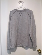 Johnnie-O mens gray sweatshirt long sleeves size Medium