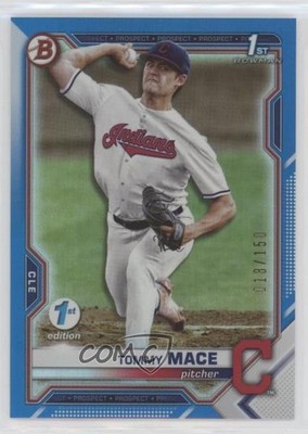 2021 Bowman Draft 1st Edition Blue Foil 18/150 Tommy Mace #BD-111 7iu