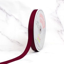 Wine Solid Grosgrain Ribbon 5/8 Inch x 50 Yards Creative Ideas Craft Sewing