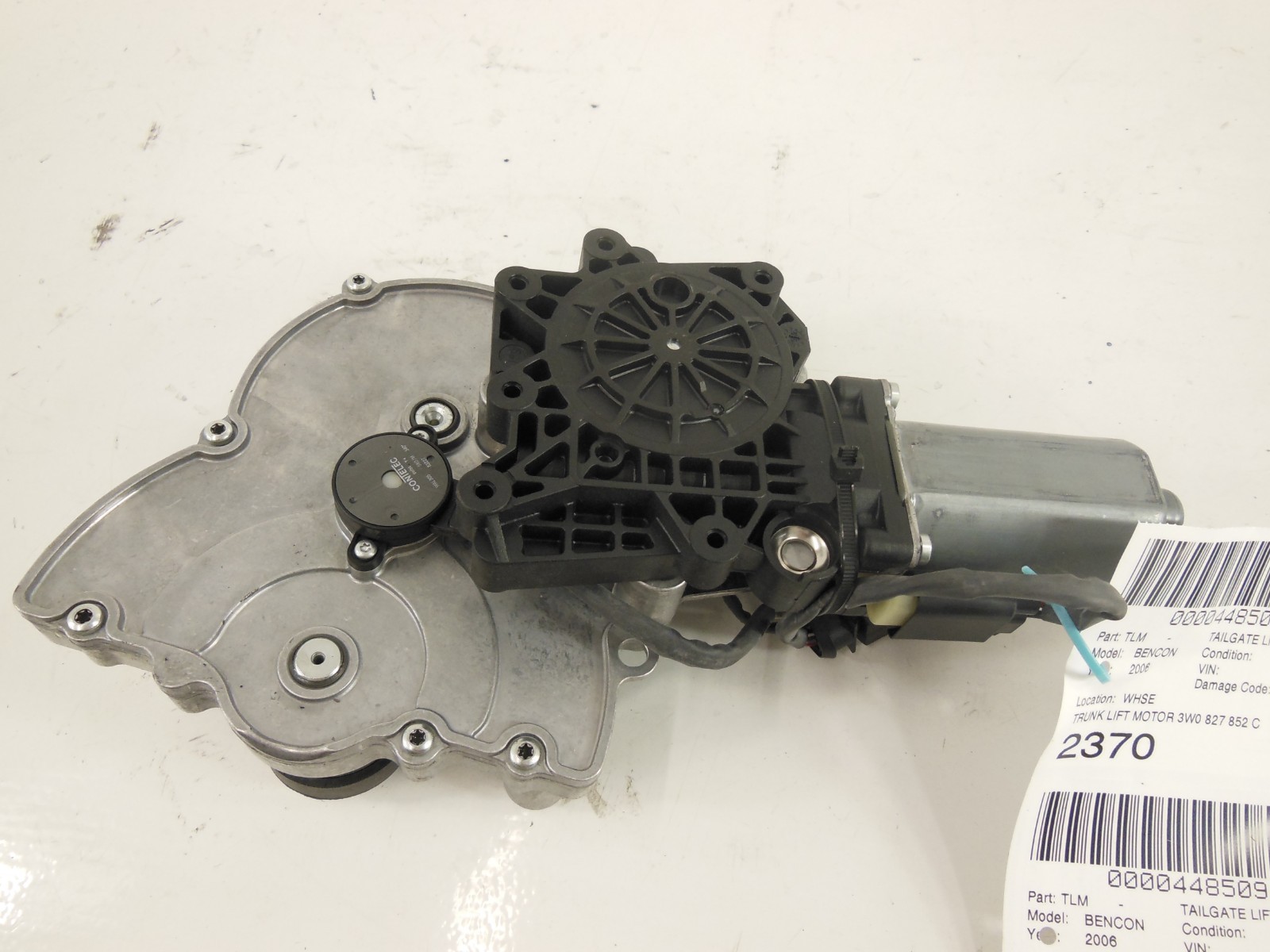 2006 06 Bentley Continental Flying Spur Trunk Lift Power Motor 3W0 928 852 C OEM