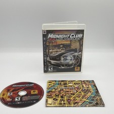Midnight Club: Los Angeles (Sony PlayStation 3, 2008) PS3 Tested with Map
