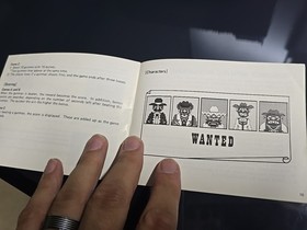  AUT&Eacute;NTICO Wild Gunman (Nintendo) NES Caja Negra Original Manual de Instrucciones Solo