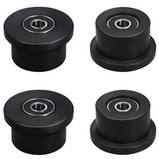 Qty.4 Machined Wheels/Rollers Compatible Total Gym Replacement, Fits Models 1...
