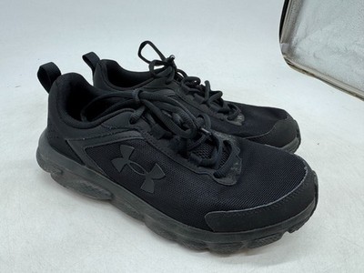 Under Armour Charged Assert 9 Athletic Sneakers Women's Black Low Top - 7.5 WIDE