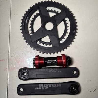ROTOR ALDHU 3D 172 5mm 52/36 7075 T6 CNC Kurbel mit Tretlager Kurbelgarnitur