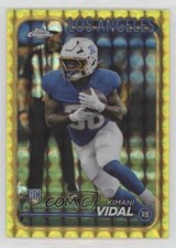 2024 Topps Chrome Rookies Yellow Geometric Refractor /75 Kimani Vidal #265 5u3