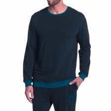 Ted Baker London Men's Crew Neck Sweatshirt Navy Blue Size Medium