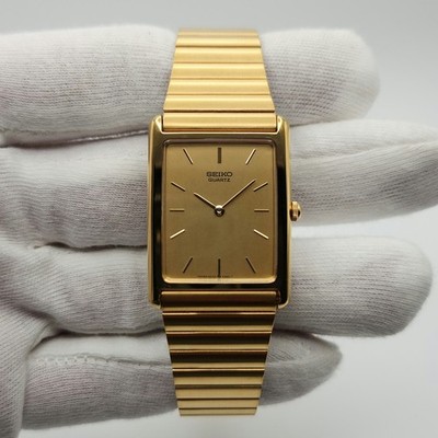Seiko Tank-Style Men's Vintage Gold Tone Quartz Watch 6530-5550 | eBay Seiko Tank-Style Men's Vintage Gold Tone Quartz Watch 6530-5550 | eBay