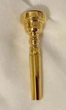 LASKEY 84D Trumpet mthp GOLD PLATE 27 throat #1