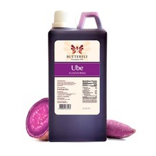 Ube Purple Yam Flavoring Extract by Butterfly - Restaurant Size 34 Oz