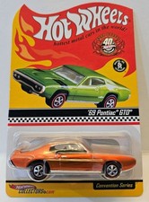 2008 Hot Wheels Collectors Convention 69 Pontiac Gto 5703000 In Protector