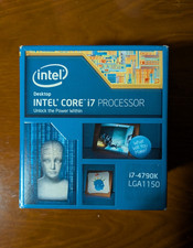 Intel Core i7-4790K Processor 8M Cache, up to 4.40 GHz 4 core 8 threads