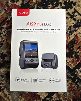 VIOFO A129 Plus Dash Cam 2K 1440P 60FPS with GPS Wi-Fi 140° Wide Angle