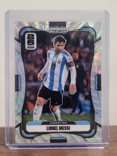 2026 Prizm FIFA World Cup Lionel Messi Silver Wave Prizm #10 Argentina