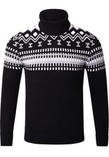 Reslad Herren Grobstrick Pullover Norweger Winter Rollkragenpullover RS-3014