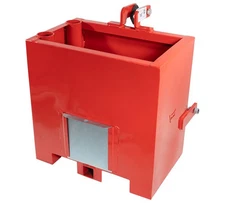 Ballast Box 3 Point Category 1Tractor & Loader Hitches Attachment, 800lbs Cap.