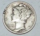 1941 10C Mercury Dime F 90 % Silver