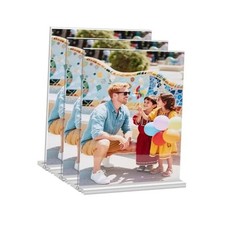 4x6 Acrylic Picture Frame, 3 Pack Double-Sided Acrylic Picture 4 x 6 Clear
