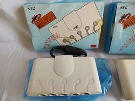 Whole sale lot of NEC PC Engine (turbografx-16) multi tap set/Not tested-e1125-