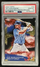 2026 Topps Jac Caglianone Stars of MLB Red Crackle Foil RC #/5 PSA 10 GEM MINT