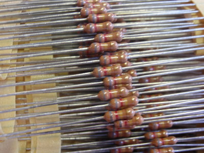RARE! NOSTALGIA RESISTOR 820K Ohm 1/4W CARBON LAYER D2x6mm 50x 24157