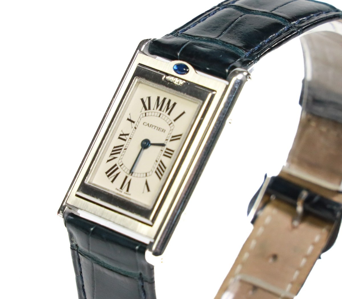 Cartier Steel Tank Basculante (Millennium Edition) Ref: 2405